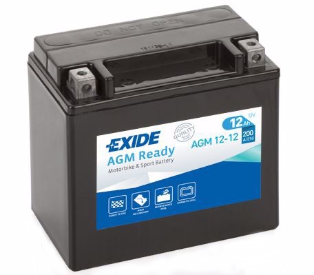 Аккумулятор Exide AGM12-12 12V 12AH 200A, Exide